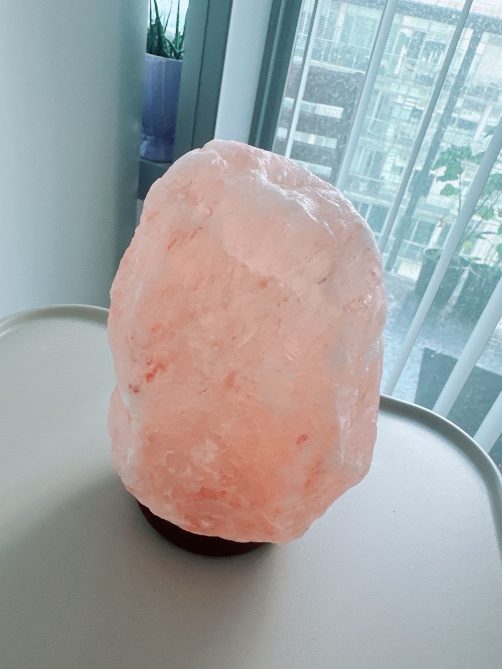 Himalayan Salt Lamp - Pink Natural Crystal Home Accent